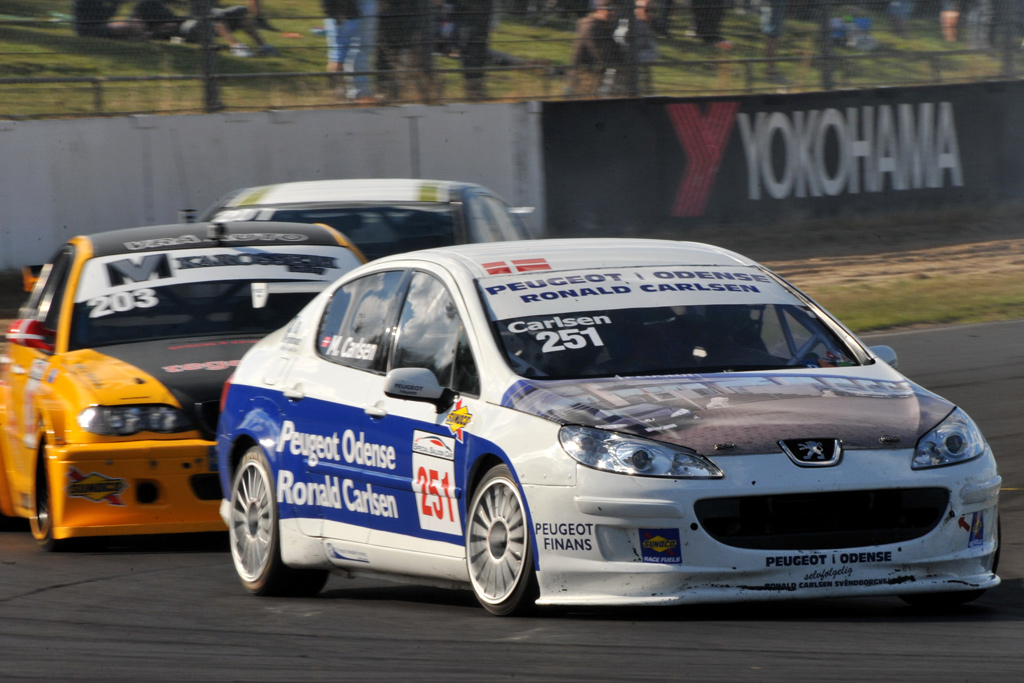 To sejre og en andenplads scorede Michael Carlsen med sin Peugeot 407
(Foto: Carlsen Motorsport)
